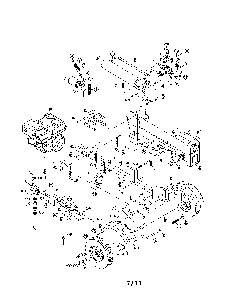 Log splitter Diagram and Parts List for 24BG57M3099  MTD Log Splitter