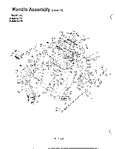 Handle Diagram and Parts List for 3525302  MTD Snow Blower