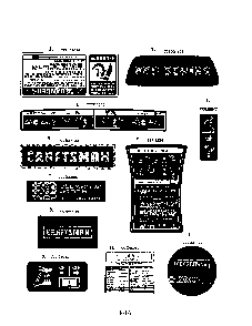 Decals Diagram and Parts List for 31AH8ESJ799  MTD Snow Blower
