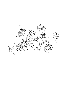 Part Location Diagram of 786-04351-0638 MTD Mounting Frame, Left Hand