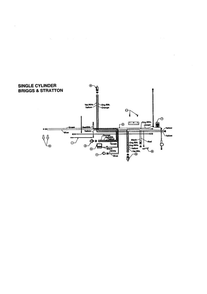 Single Cylinder 1 Diagram and Parts List for 667  MTD Lawn Tractor