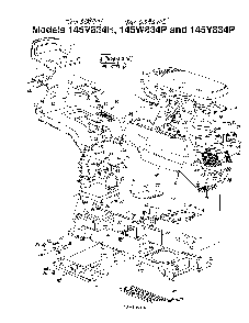 Garden tractors Diagram and Parts List for 145W834P401  MTD Lawn Tractor