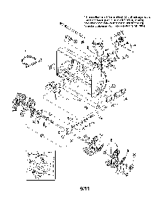 Auger & housing Diagram and Parts List for 31AE6GKH730  MTD Snow Blower