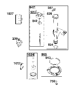 Lubrication Diagram and Parts List for 17ADFACT093  MTD Lawn Mower