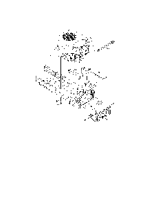 Engine/muffler/exhaust Diagram and Parts List for 132QA1ZT099  MTD Lawn Tractor
