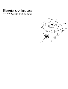 Front axle and height adjuster (models 370 thru 389) Diagram and Parts List for 12A-377B062  MTD Lawn Mower