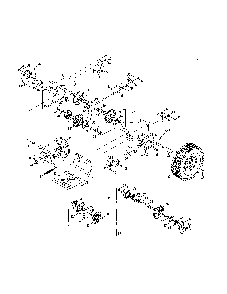 Gear box/wheels Diagram and Parts List for 31AH5DTQ799  MTD Snow Blower