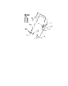 Body-lever control Diagram and Parts List for E142  MTD Snow Blower