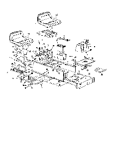 Frame/seat/fuel tank Diagram and Parts List for 13AH665F020  MTD Lawn Tractor