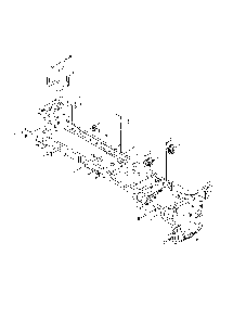 Frame Diagram and Parts List for 1417A3ZW099  MTD Lawn Tractor