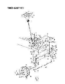 38" lawn tractor/wheel chart Diagram and Parts List for 3397103  MTD Lawn Tractor