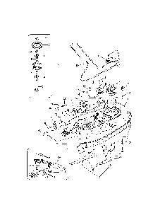 42" mower deck Diagram and Parts List for 17AC2ACG055  MTD Lawn Mower