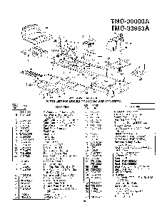 42" lawn tractors Diagram and Parts List for 3000A  MTD Lawn Tractor