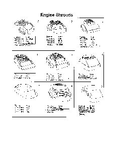 Engine shrouds Diagram and Parts List for 520-MOWER  MTD Lawn Mower