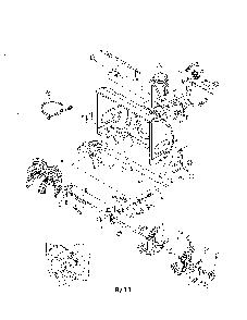 Auger & housing Diagram and Parts List for 31AS62EE799  MTD Snow Blower