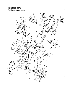 Tiller Diagram and Parts List for 3903003  MTD Tiller