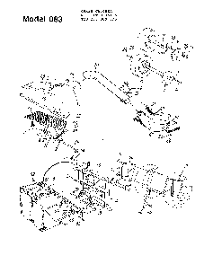 Grass catcher Diagram and Parts List for 190-083-000  MTD Leaf Blower / Vacuum