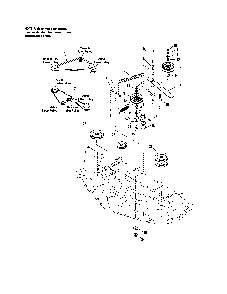 54" deck-arbor drive Diagram and Parts List for PGT9500  MTD Lawn Tractor