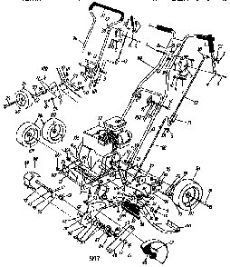 Part Location Diagram of STD523107 MTD Cap Screw STD523107
