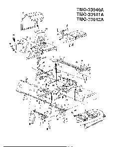 42" lawn tractors page 2 Diagram and Parts List for 33940A  MTD Lawn Tractor
