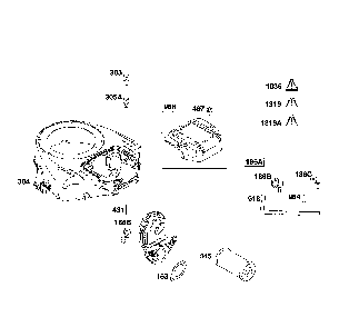 Blower housing/air cleaner Diagram and Parts List for 17ADFACT093  MTD Lawn Mower