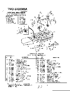 14hp 42" lawn tractor Diagram and Parts List for 3200003A  MTD Lawn Tractor