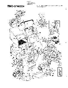 5hp 21" rotary mower Diagram and Parts List for 3746804  MTD Lawn Mower