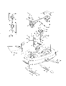 38" deck Diagram and Parts List for 13AX775H031  MTD Lawn Tractor