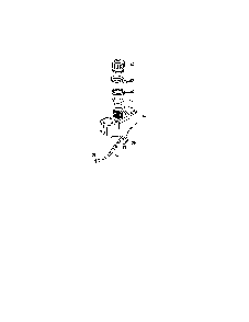 Fuel tank Diagram and Parts List for 25B-55J1799  MTD Edger