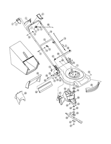Part Location Diagram of 731-1509A MTD Cap-string whl