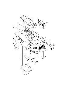 Hood/grill/plenum Diagram and Parts List for 13BQA1ZT099  MTD Lawn Tractor