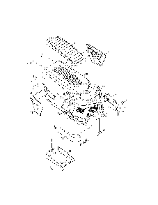 Hood/grill/plenum Diagram and Parts List for 13B7A1ZW099  MTD Lawn Tractor