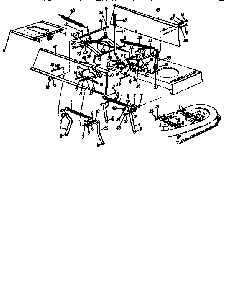 Upper frame assembly Diagram and Parts List for 13AS695G118  MTD Lawn Tractor