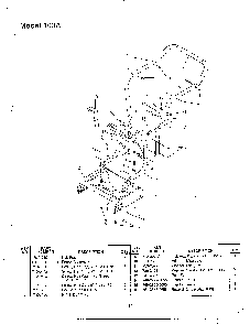 Chipper shredder-vacuum Diagram and Parts List for 103A  MTD Chipper Shredder