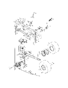 Transmission Diagram and Parts List for 13WC76LF031  MTD Lawn Tractor