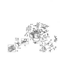 Shortblock Diagram and Parts List for 952Z1P70C0A  MTD Engine