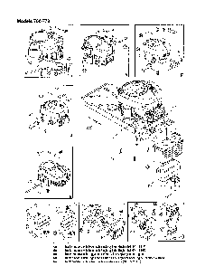 Engines Diagram and Parts List for 13RN771H729  MTD Lawn Tractor