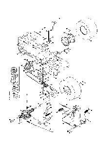 Transmission drive Diagram and Parts List for 13AL78SS299  MTD Lawn Tractor