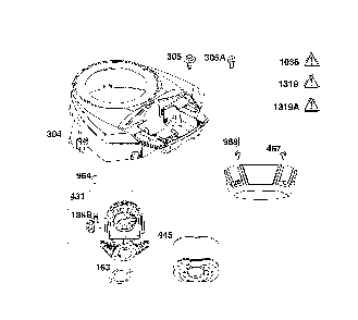 Blower housing/air cleaner Diagram and Parts List for 17ADFACQ093  MTD Lawn Mower