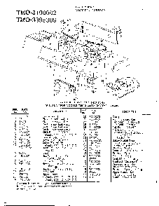 16/18hp 42" lawn tractors page 5 Diagram and Parts List for 3100002  MTD Lawn Tractor