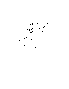 Fuel tank Diagram and Parts List for 17ARCACA099  MTD Lawn Mower