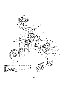 Part Location Diagram of 634-0239 MTD Wheel Assembly Left Hand 16.0 x 4.6