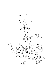 Seat/fuel tank Diagram and Parts List for 13A726JD099  MTD Lawn Tractor