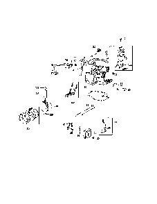 Crankcase Diagram and Parts List for 25B-55J1799  MTD Edger