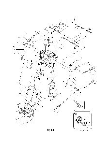 Handles & panel Diagram and Parts List for 31AE6FHE706  MTD Snow Blower