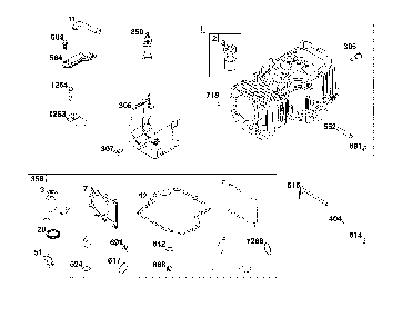 Cylinder Diagram and Parts List for 13AN77XS093  MTD Lawn Tractor