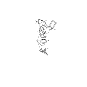 Chute/Handle Diagram and Parts List for 31AE160-163  MTD Snow Blower