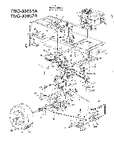 42" lawn tractors Diagram and Parts List for 33951A  MTD Lawn Mower