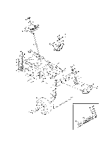 Steering Diagram and Parts List for 13AJ771G031  MTD Lawn Tractor