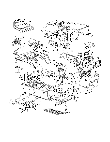 Seat/hood/side frame Diagram and Parts List for 33931A  MTD Lawn Tractor